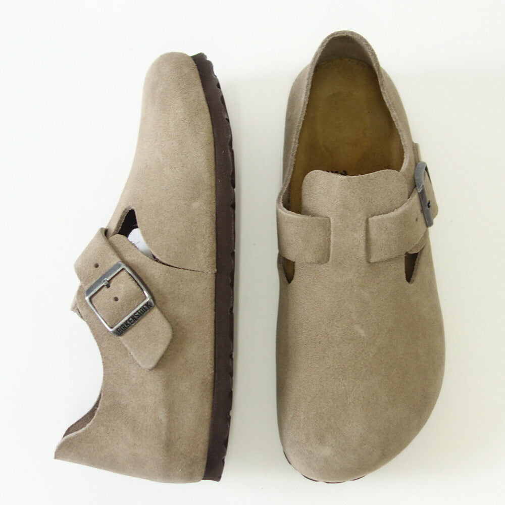 ビルケンシュトック BIRKENSTOCK LONDON（ロンドン）メンズ レギュラーフィット  1010503（スエードレザー／トープ） スリッポン コンフォート シューズ「靴」