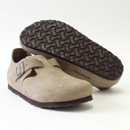 ビルケンシュトック BIRKENSTOCK LONDON（ロンドン）メンズ レギュラーフィット  1010503（スエードレザー／トープ） スリッポン コンフォート シューズ「靴」