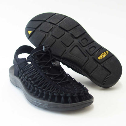 KEEN キーン UNEEK（ユニーク）  1014097（メンズ） キーン独自のハイブリッドサンダル  カラー：Black/Black 「靴」