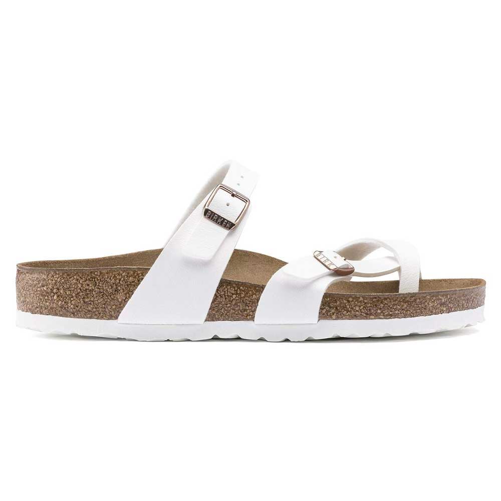 BIRKENSTOCKビルケンシュトックMAYARI（マヤリ）ホワイト1014190（レギュラーフィット幅広）レディースサンダルミュールクロッグコンフォートドイツ製「正規品」「靴」