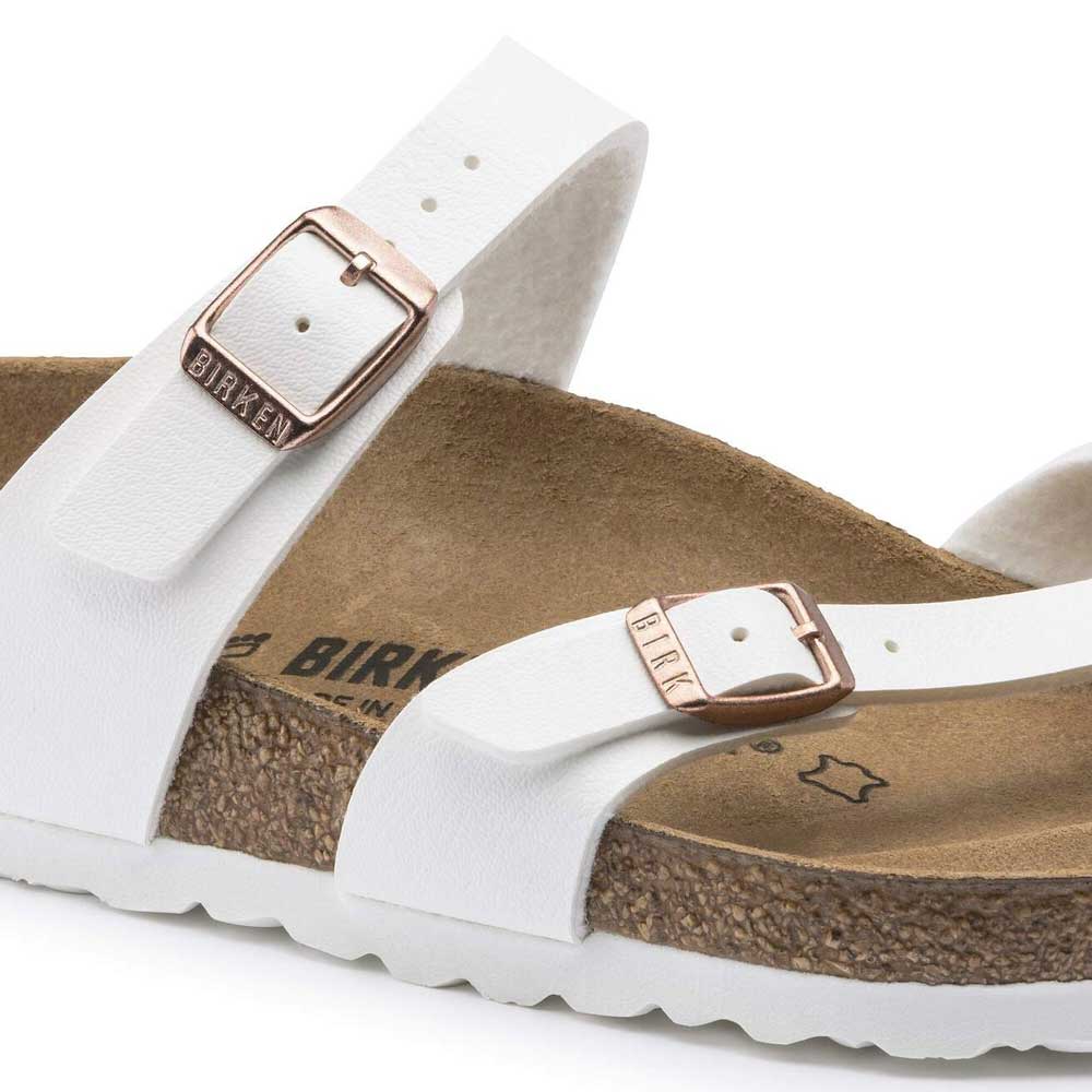 BIRKENSTOCKビルケンシュトックMAYARI（マヤリ）ホワイト1014190（レギュラーフィット幅広）レディースサンダルミュールクロッグコンフォートドイツ製「正規品」「靴」