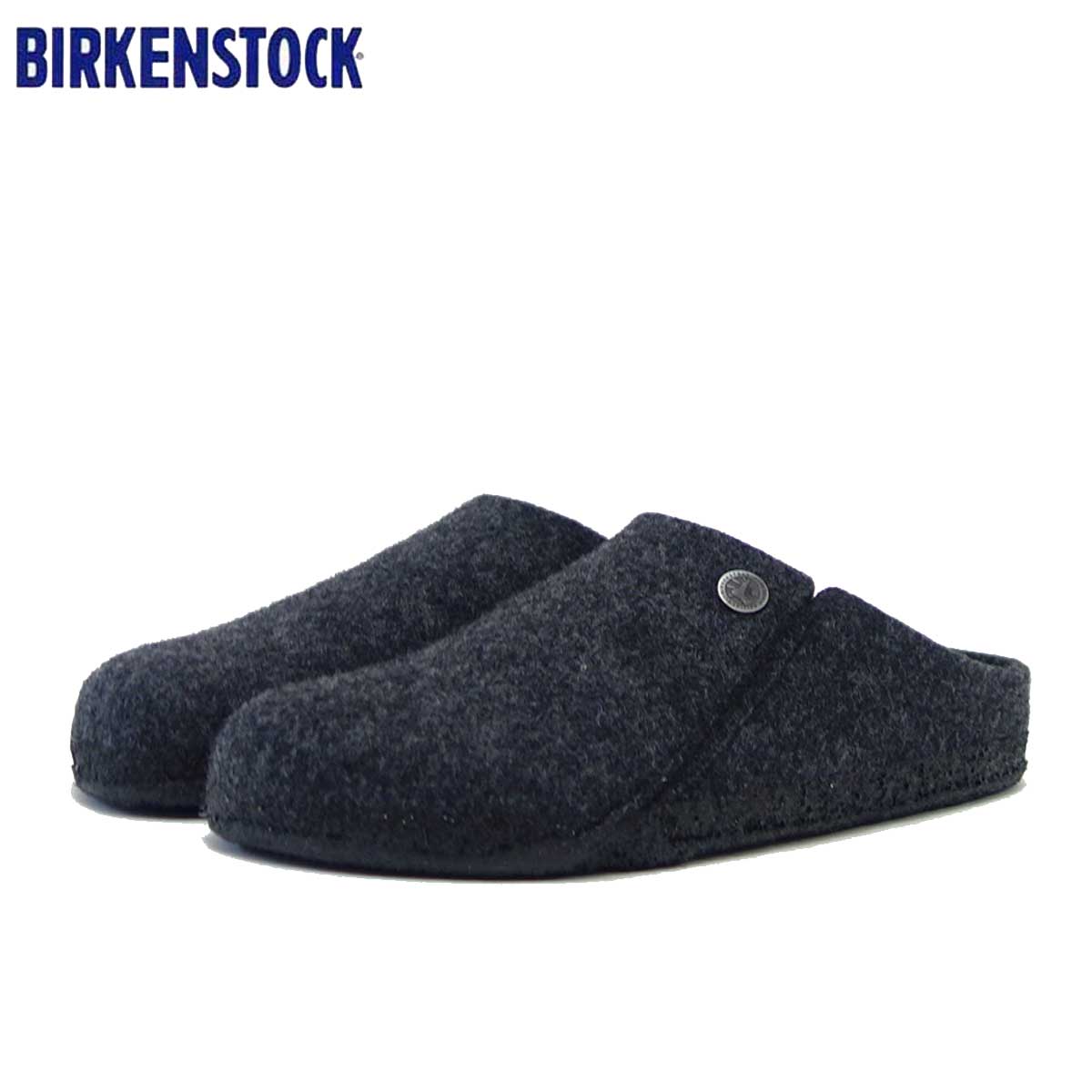 ビルケンシュトック BIRKENSTOCK Zermatt Rivet（ツェルマット）幅狭（ナローフィット） 1014932（ウールフェルト／アンスラジット） 「靴」