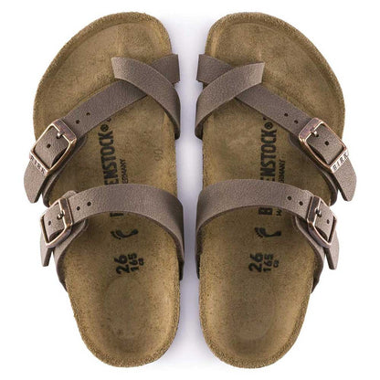 ビルケンシュトックBIRKENSTOCKマヤリMAYARIキッズサンダル1015552モカコンフォートサンダルジュニア