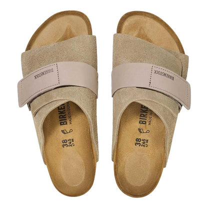 ビルケンシュトックBIRKENSTOCKKyoto（キョウト）1015572トープ（ヌバック/スエードレザー）（メンズサンダルレギュラーフィット）「正規輸入品」「靴」