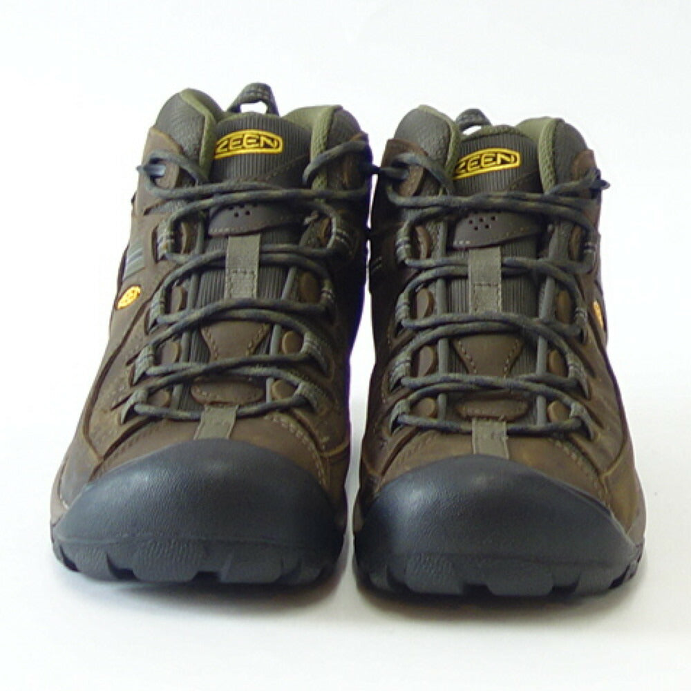 KEEN キーン TARGHEE 2 MID WP ターギー 2 ミッド ウォータープルーフ  1017346（メンズ）カラー：Canteen / Dark Olive アウトドア ウ防水 スニーカー ウォーキング「靴」