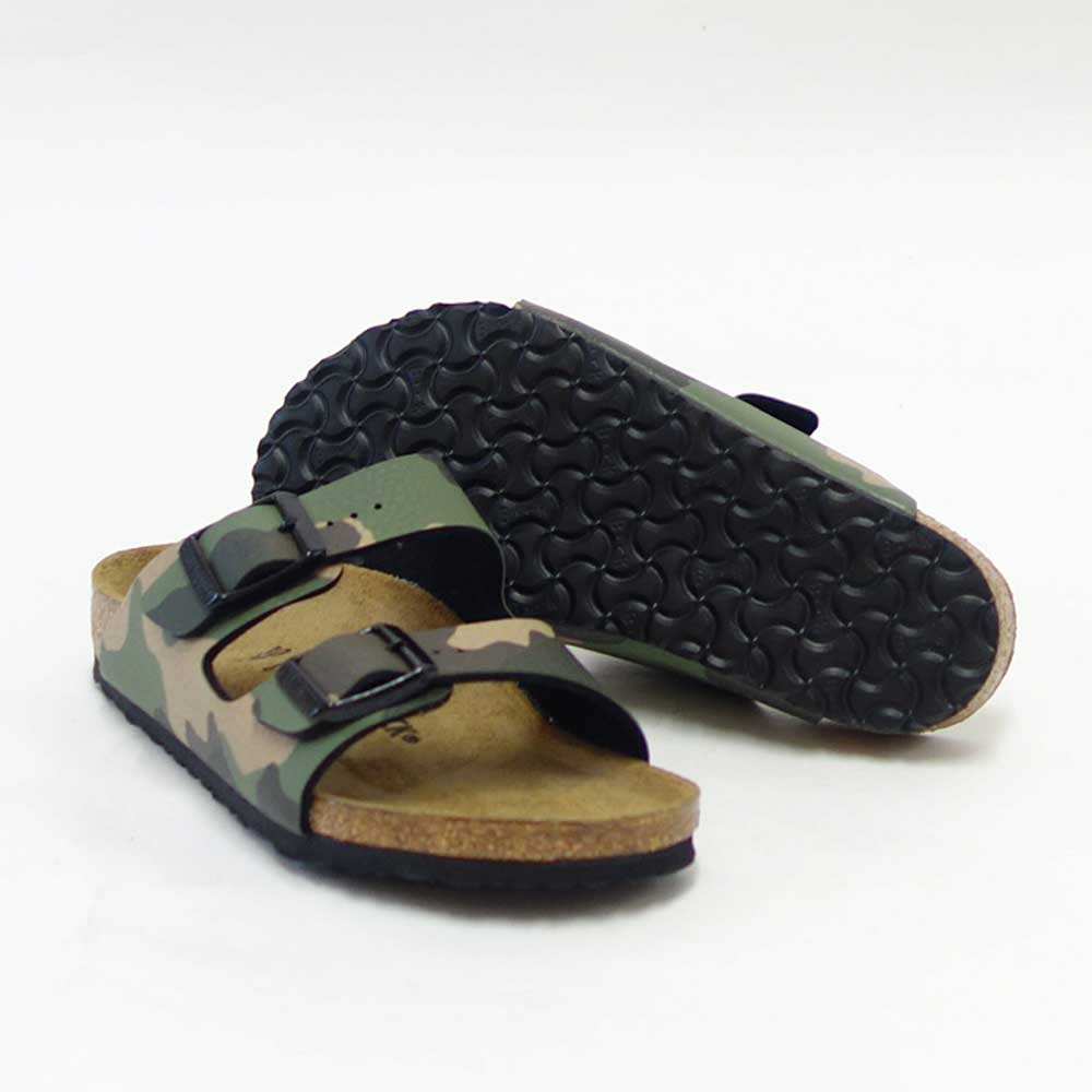 BIRKENSTOCK（ビルケンシュトック） ARIZONA（アリゾナ）キッズサンダル 1017374 Desert Soil Khaki  ビーチサンダル 子ども靴「靴」