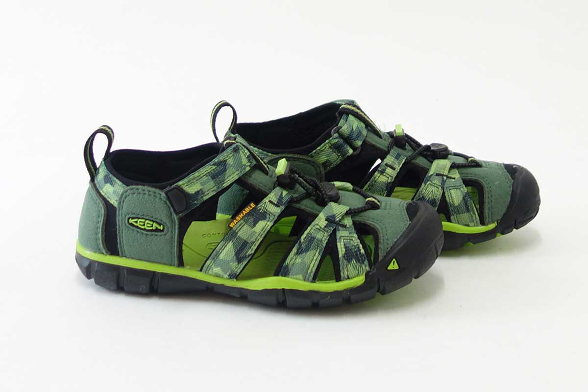 KEEN キーン KIDS Seacamp 2 cnx <br>1018113（キッズ）1018109 <BR>シーキャンプツーシーエヌエックス<br>カラー：DUCK GREEN / GREENERY<BR>「靴」