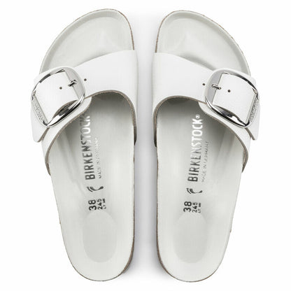 BIRKENSTOCKビルケンシュトックMADRIDBigBuckle（マドリッド）1018866（ナローフィット）ナチュラルレザー／ホワイト（レディース）「正規輸入品」ドイツ生まれの快適サンダル「靴」