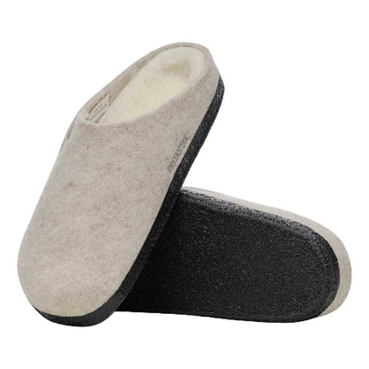 ビルケンシュトックBIRKENSTOCKZermattShearling（ツェルマットシアリング）ラムスキンボア幅狭（ナローフィット）1020029（ウールフェルト／Eggnog）ドイツ製室内履き「靴」