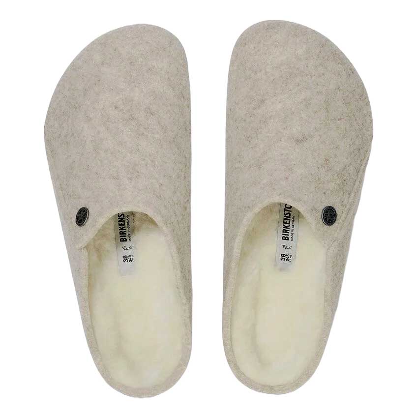 ビルケンシュトックBIRKENSTOCKZermattShearling（ツェルマットシアリング）ラムスキンボア幅狭（ナローフィット）1020029（ウールフェルト／Eggnog）ドイツ製室内履き「靴」