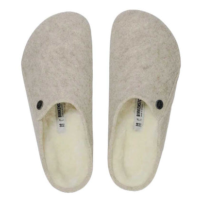 ビルケンシュトックBIRKENSTOCKZermattShearling（ツェルマットシアリング）ラムスキンボア幅狭（ナローフィット）1020029（ウールフェルト／Eggnog）ドイツ製室内履き「靴」