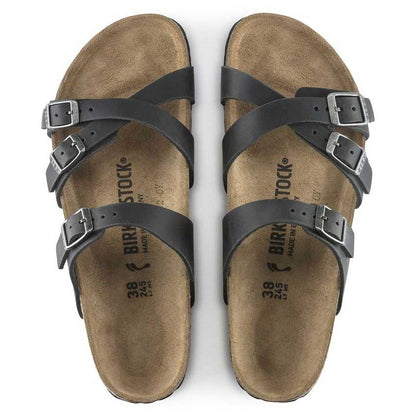 BIRKENSTOCKビルケンシュトックFranca（フランカ）ブラック1021203（ナローフィット幅狭）レディースサンダルトングミュールクロッグコンフォートドイツ製「正規品」「靴」