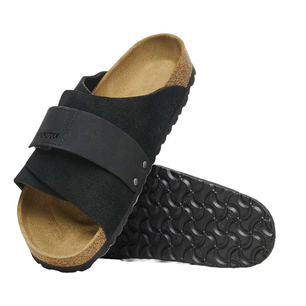 ビルケンシュトックBIRKENSTOCKKyoto（キョウト）1022350ブラック（ヌバック/スエードレザー）（メンズサンダルレギュラーフィット）「正規輸入品」「靴」