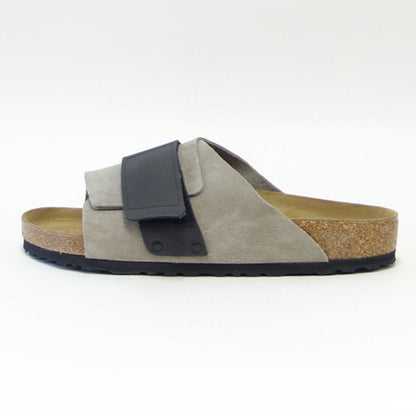 ビルケンシュトック BIRKENSTOCK Kyoto （キョウト）  1022352 ストーンコイン（ヌバック／スエード） （メンズサンダル レギュラーフィット） レザーサンダル ドイツ製「正規輸入品」 「靴」