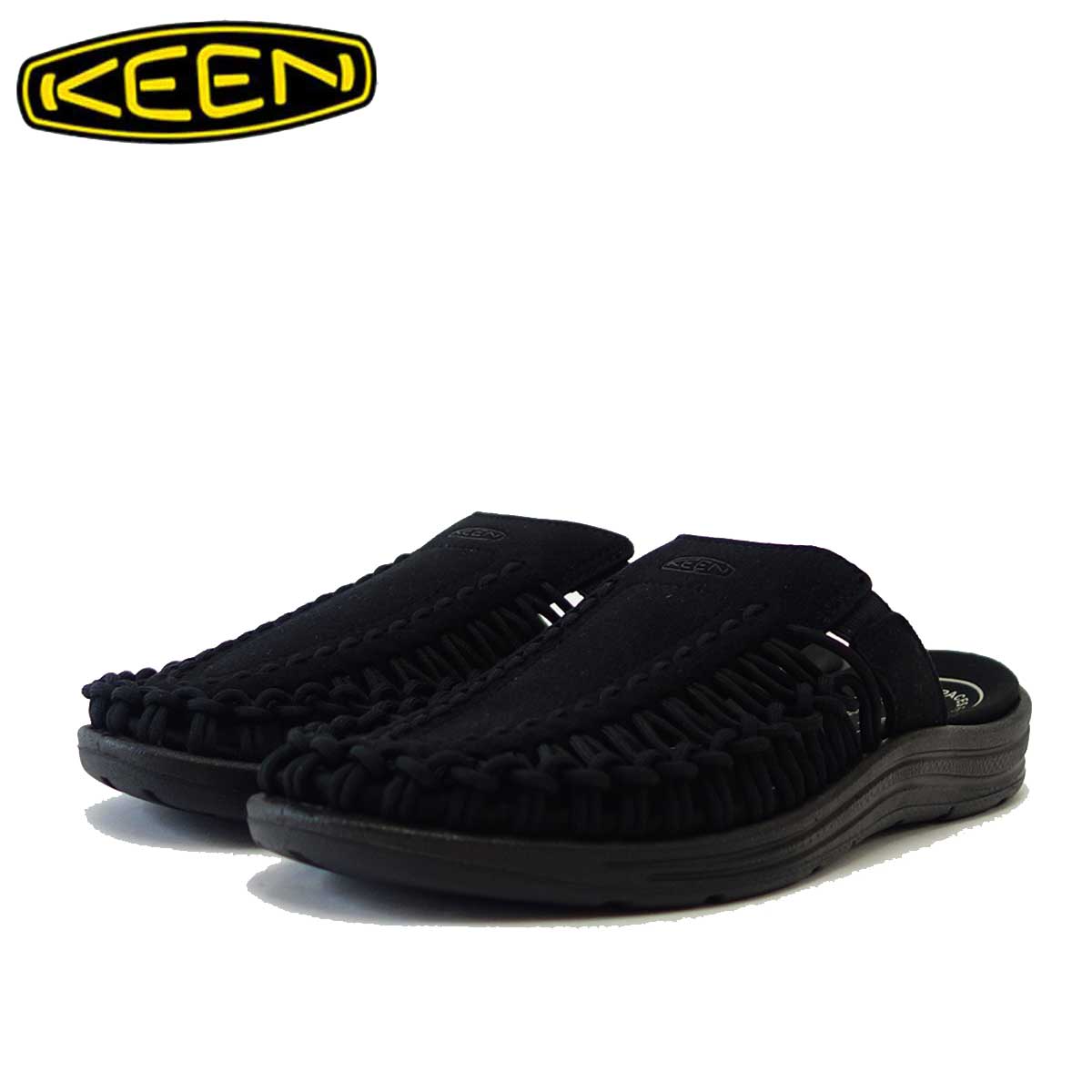 KEEN キーン UNEEK 2 SLIDE（ユニーク ツー スライド）  1022371（メンズ） カラー：Black / Black  「靴」