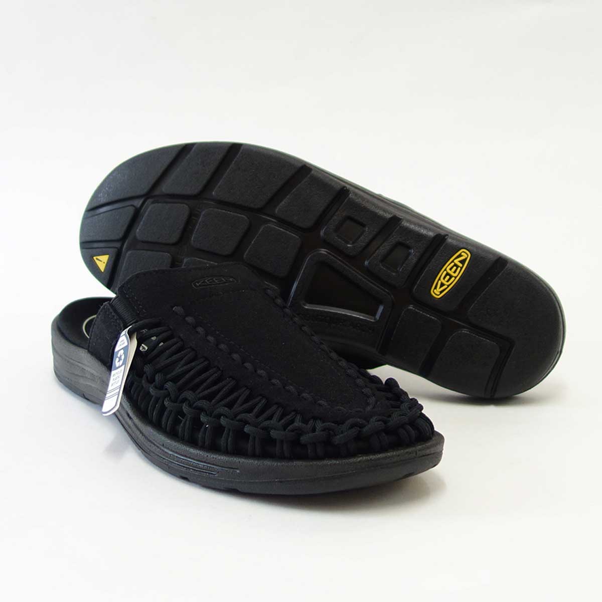 KEEN キーン UNEEK 2 SLIDE（ユニーク ツー スライド）  1022371（メンズ） カラー：Black / Black  「靴」