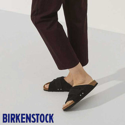ビルケンシュトックBIRKENSTOCKKyoto（キョウト）1022566ブラック（ヌバック／スエード）（レディースサンダルナローフィット）「正規輸入品」「靴」