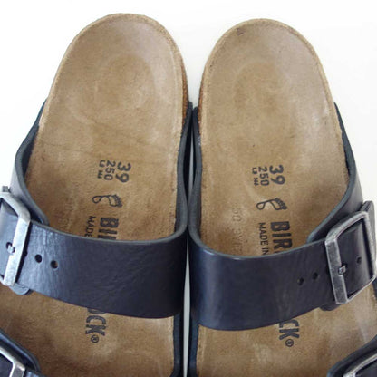 BIRKENSTOCKビルケンシュトックARIZONABS（アリゾナ）天然皮革1023115ヴィンテージウッドブラック（レギュラーフィット幅広）ドイツ製コンフォートサンダル正規品「靴」