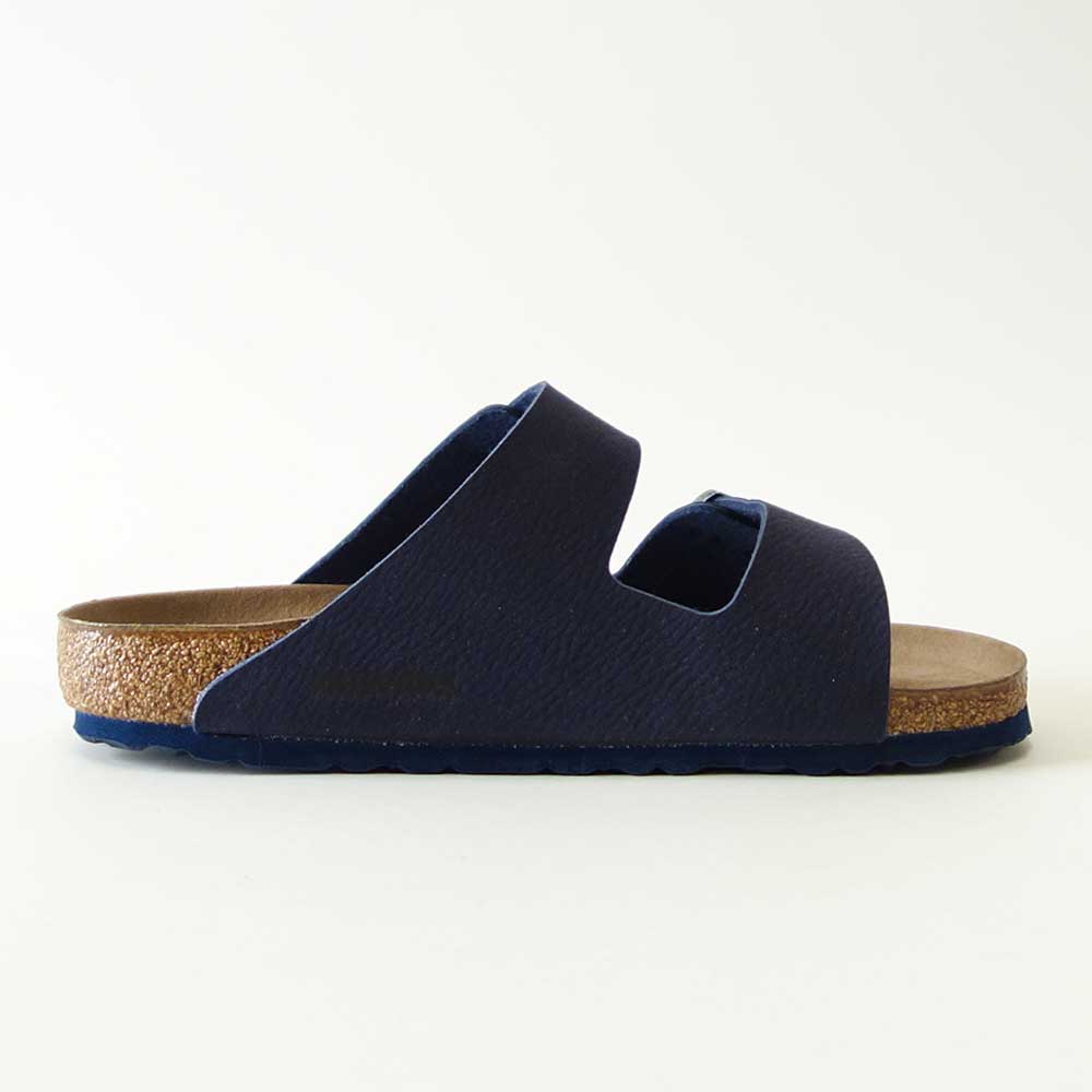 BIRKENSTOCKビルケンシュトックARIZONAVegan（アリゾナヴィーガン）マイクロファイバー1023116デザートダストインディゴブルー（レギュラーフィット幅広）ドイツ製コンフォートサンダル正規品「靴」