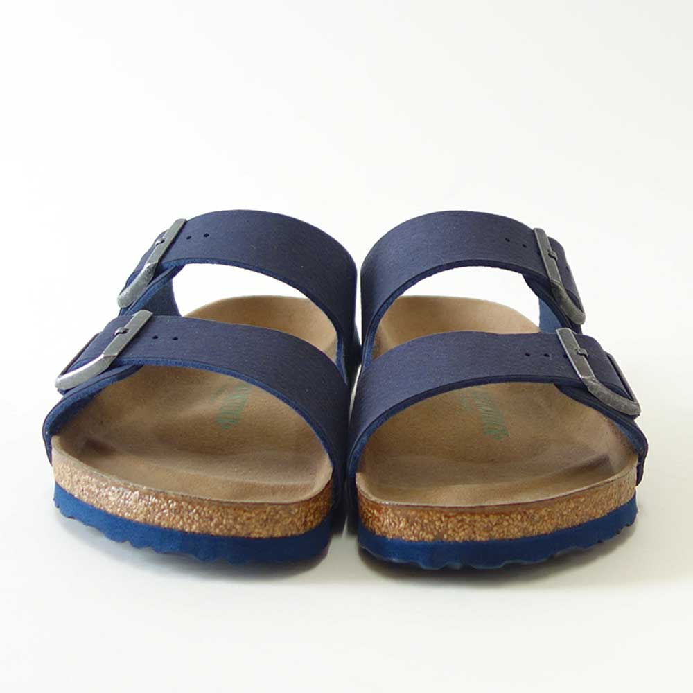 BIRKENSTOCKビルケンシュトックARIZONAVegan（アリゾナヴィーガン）マイクロファイバー1023116デザートダストインディゴブルー（レギュラーフィット幅広）ドイツ製コンフォートサンダル正規品「靴」