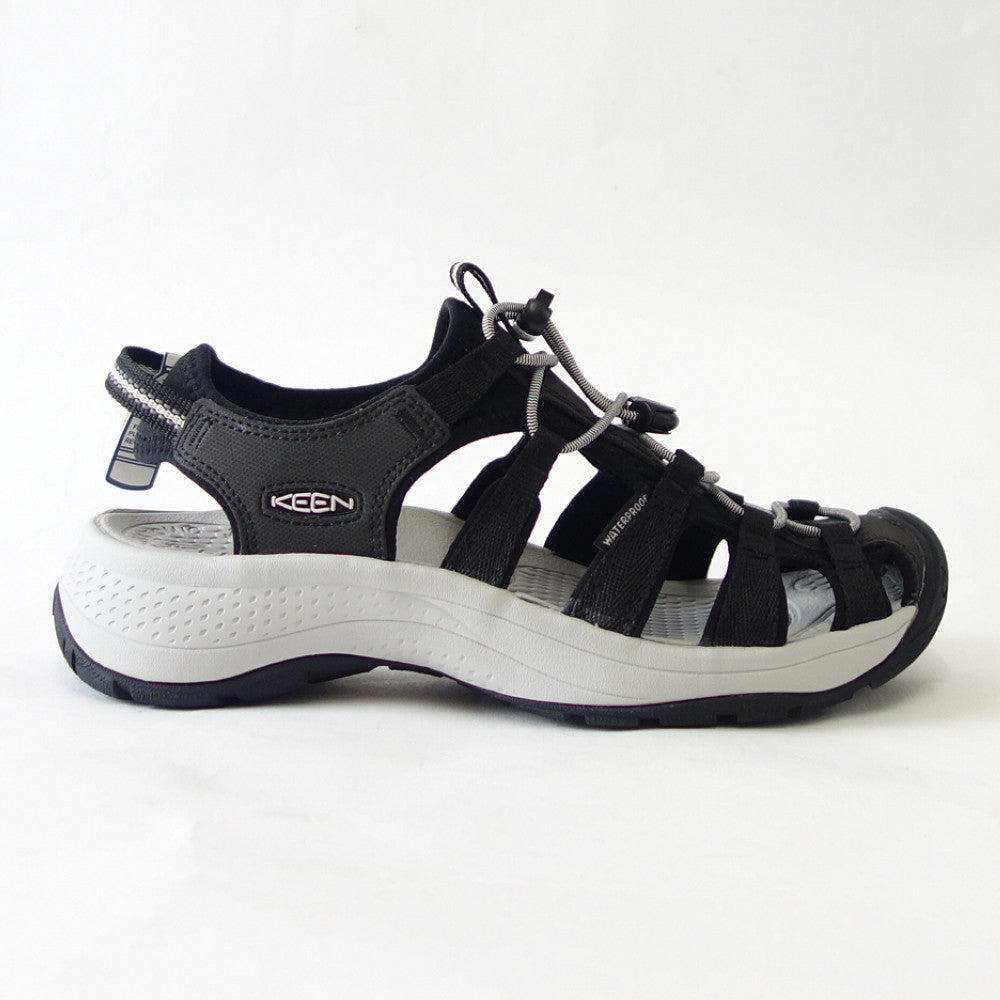 KEEN キーン アストリア ウエスト サンダル  1023594（レディース）カラー ：ブラック／グレー  アウトドア スポーツサンダル ウォーターサンダル「靴」