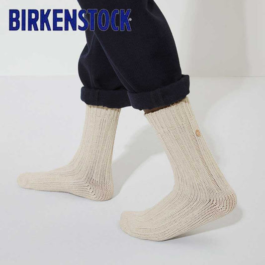 ビルケンシュトックBIRKENSTOCKコットンツイストオフホワイト（トルコ製）包み込まれるような優しいソックス
