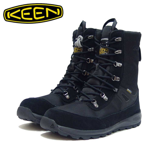 KEEN キーン GLIESER TALL WP グリーザー トール ウォータープルーフ  1023858（メンズ）カラー： ブラック 防水 ブーツ ウォーキング「靴」