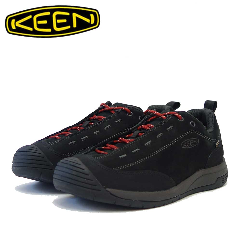 KEEN キーン JASPER II WP ジャスパー2 ツー ウォータープルーフ  1023868（メンズ）カラー：Black / Raven 防水 スニーカー ウォーキング アウトドア キャンプ「靴」