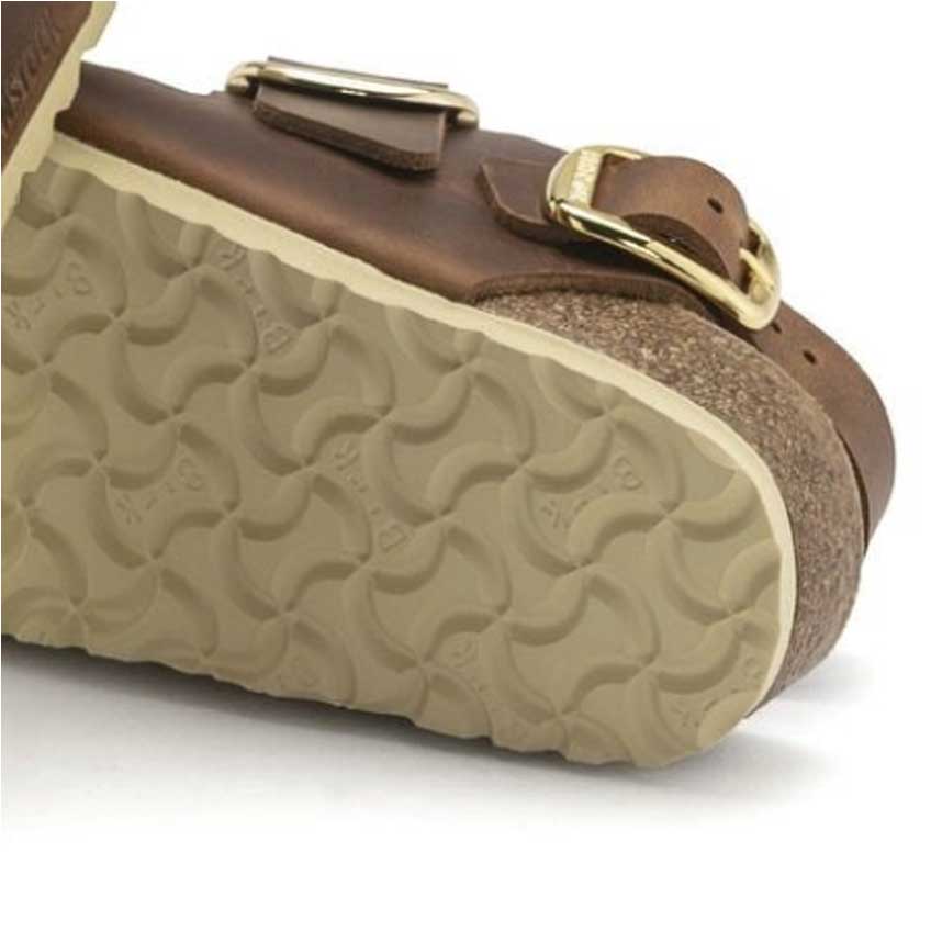 BIRKENSTOCKビルケンシュトックMilanoBigBuckle（ミラノ）オイルドレザーコニャック1024067（ナローフィット幅狭）レディースサンダル「靴」