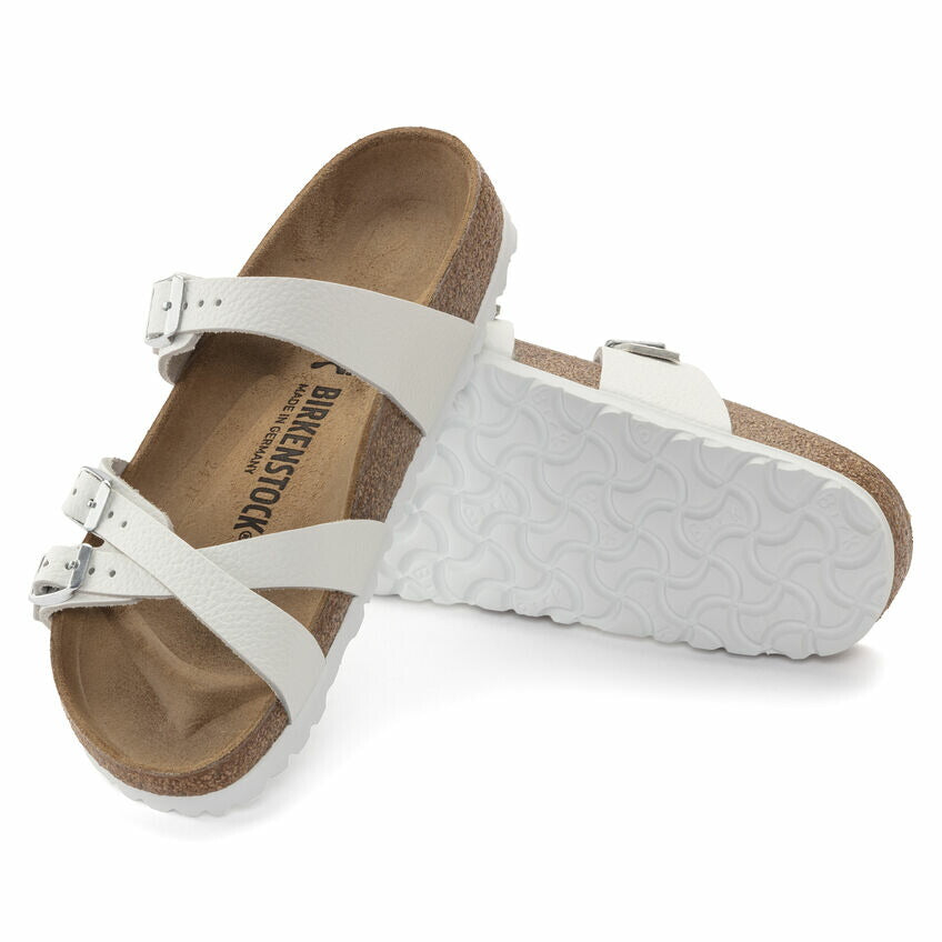 BIRKENSTOCKビルケンシュトックFranca（フランカ）ホワイト1024422（ナローフィット幅狭）レディースサンダルトングミュールクロッグコンフォートドイツ製「正規品」「靴」