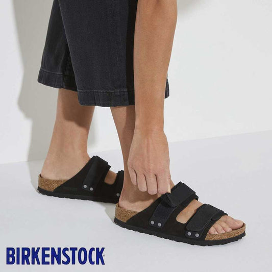 ビルケンシュトックBIRKENSTOCKUji（ウジ）1024810ブラック（ヌバック/スエードレザー）（メンズサンダルレギュラーフィット）「正規輸入品」「靴」