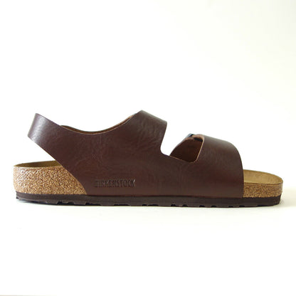 BIRKENSTOCKビルケンシュトックMILANO（ミラノ）1024911ヴィンテージウッドロースト（メンズレギュラーフィット幅広）天然皮革ドイツ製コンフォートサンダル正規品「靴」