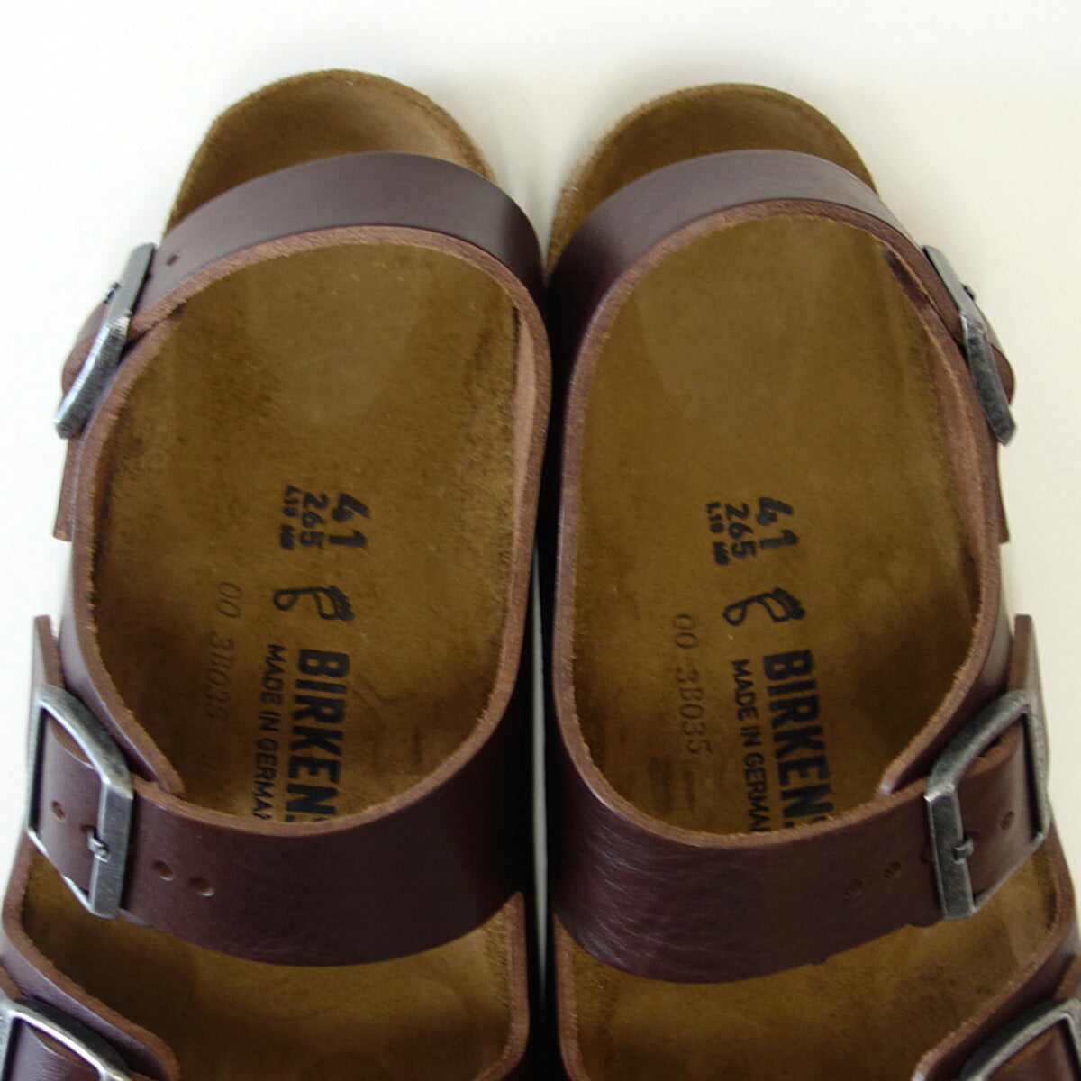 BIRKENSTOCKビルケンシュトックMILANO（ミラノ）1024911ヴィンテージウッドロースト（メンズレギュラーフィット幅広）天然皮革ドイツ製コンフォートサンダル正規品「靴」