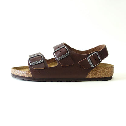 BIRKENSTOCKビルケンシュトックMILANO（ミラノ）1024911ヴィンテージウッドロースト（メンズレギュラーフィット幅広）天然皮革ドイツ製コンフォートサンダル正規品「靴」