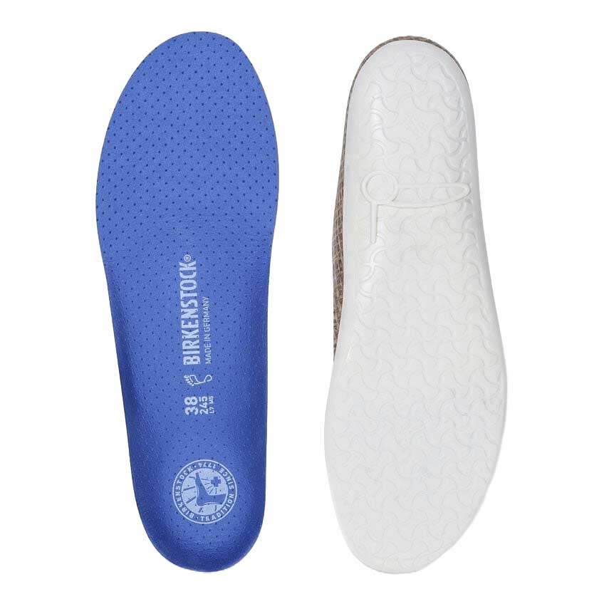 ビルケンシュトックBIRKENSTOCKインソールブルーフットベッドフルレングスマイクロファイバー1024920レギュラーフィット（中敷を取り外せるスニーカー用）コルク製フットベッド（ドイツ製）