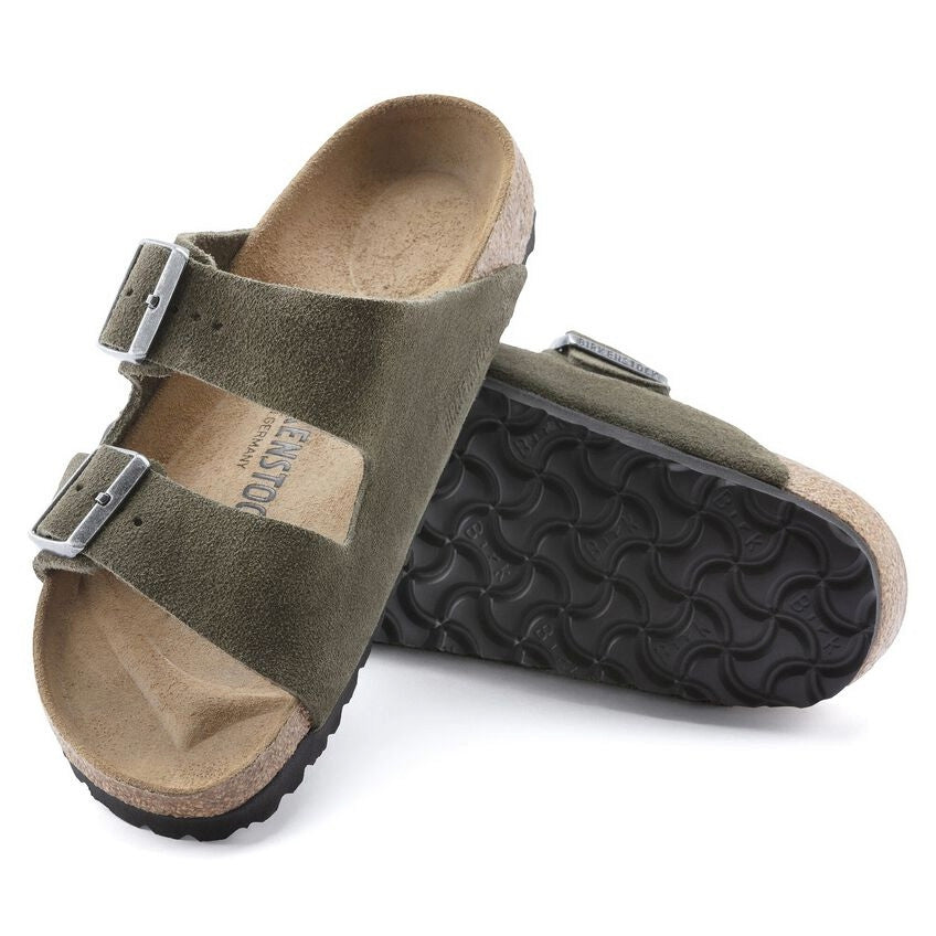 BIRKENSTOCKビルケンシュトックARIZONA（アリゾナ）スエードレザータイム1025047（ナローフィット幅狭）レディースサンダル「靴」