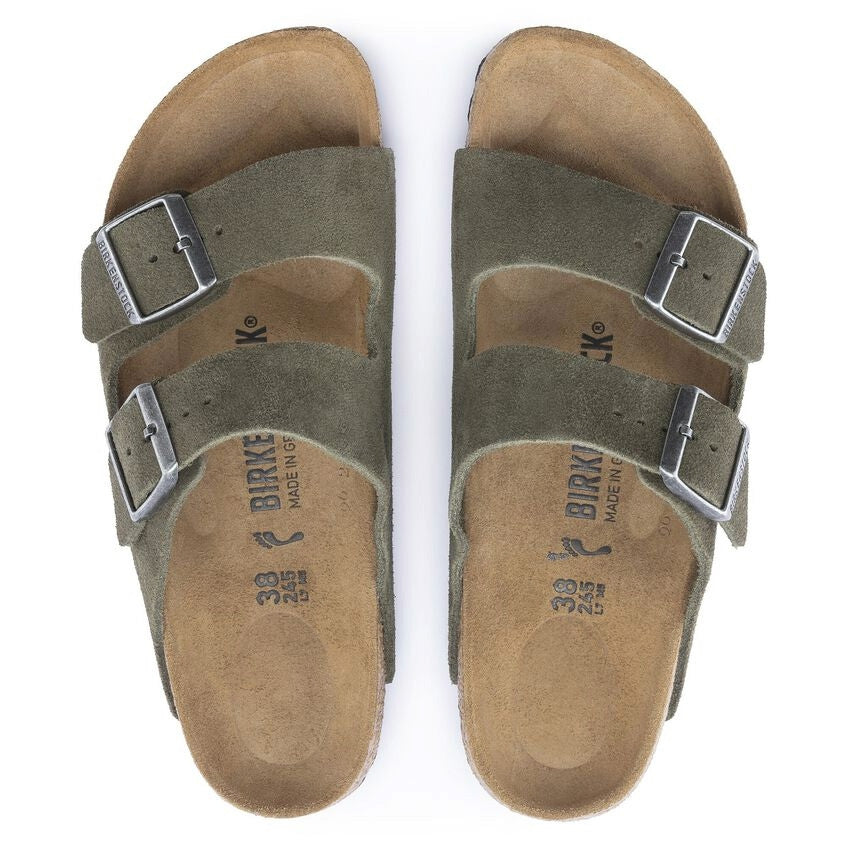 BIRKENSTOCKビルケンシュトックARIZONA（アリゾナ）スエードレザータイム1025047（ナローフィット幅狭）レディースサンダル「靴」