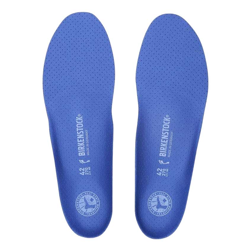 ビルケンシュトックBIRKENSTOCKインソールブルーフットベッドフルレングスマイクロファイバー1025100ナローフィット（中敷を取り外せるスニーカー用）コルク製フットベッド（ドイツ製）