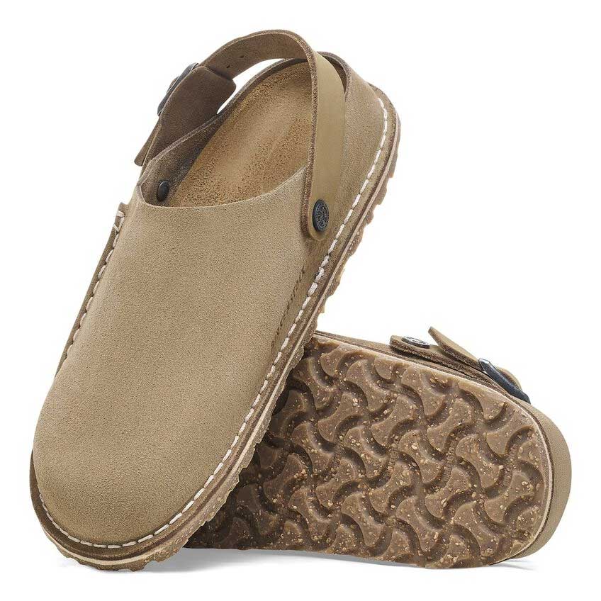 ビルケンシュトックBIRKENSTOCKLutryPremiumSuede（ルトリー）幅狭（ナローフィット）1025297（ベロアレザー／グレイトープ）サボクロッグ快適サンダル「靴」