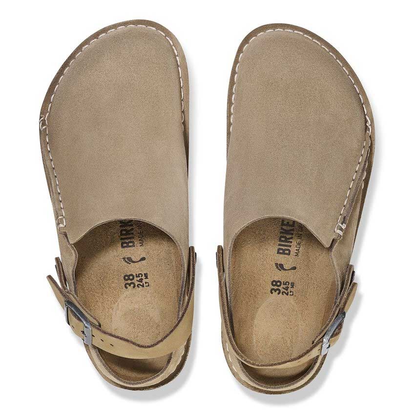 ビルケンシュトックBIRKENSTOCKLutryPremiumSuede（ルトリー）幅狭（ナローフィット）1025297（ベロアレザー／グレイトープ）サボクロッグ快適サンダル「靴」