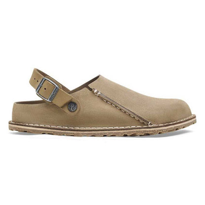 ビルケンシュトック BIRKENSTOCK Lutry Premium Suede（ルトリー）幅狭（ナローフィット） 1025297（ベロアレザー／グレイトープ） サボ クロッグ 快適サンダル 「靴」