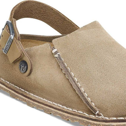 ビルケンシュトックBIRKENSTOCKLutryPremiumSuede（ルトリー）幅狭（ナローフィット）1025297（ベロアレザー／グレイトープ）サボクロッグ快適サンダル「靴」
