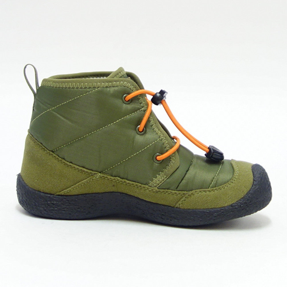 キーン KEEN  ハウザー ツー チャッカ ウォータープルーフ 1025514 Capulet Olive（キッズ）1025518 ショートブーツ 防水ウインターブーツ 「靴」