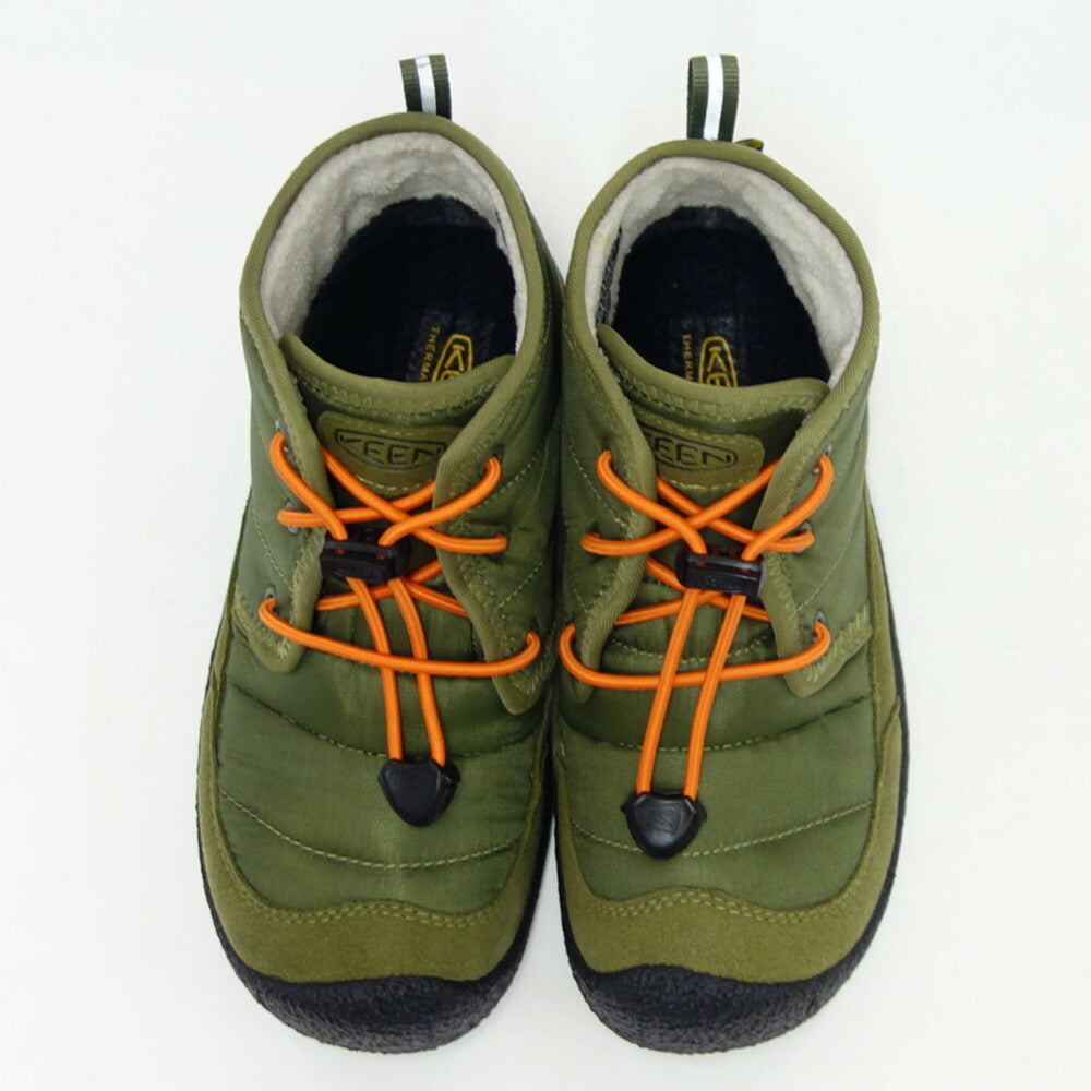 キーン KEEN  ハウザー ツー チャッカ ウォータープルーフ 1025514 Capulet Olive（キッズ）1025518 ショートブーツ 防水ウインターブーツ 「靴」