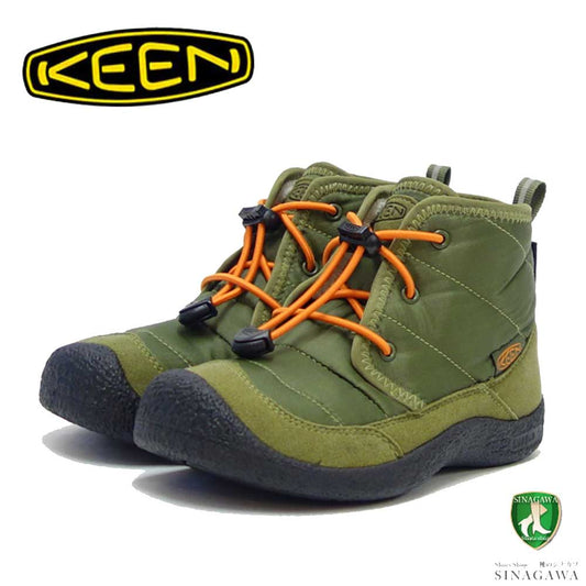 キーン KEEN  ハウザー ツー チャッカ ウォータープルーフ 1025514 Capulet Olive（キッズ）1025518 ショートブーツ 防水ウインターブーツ 「靴」