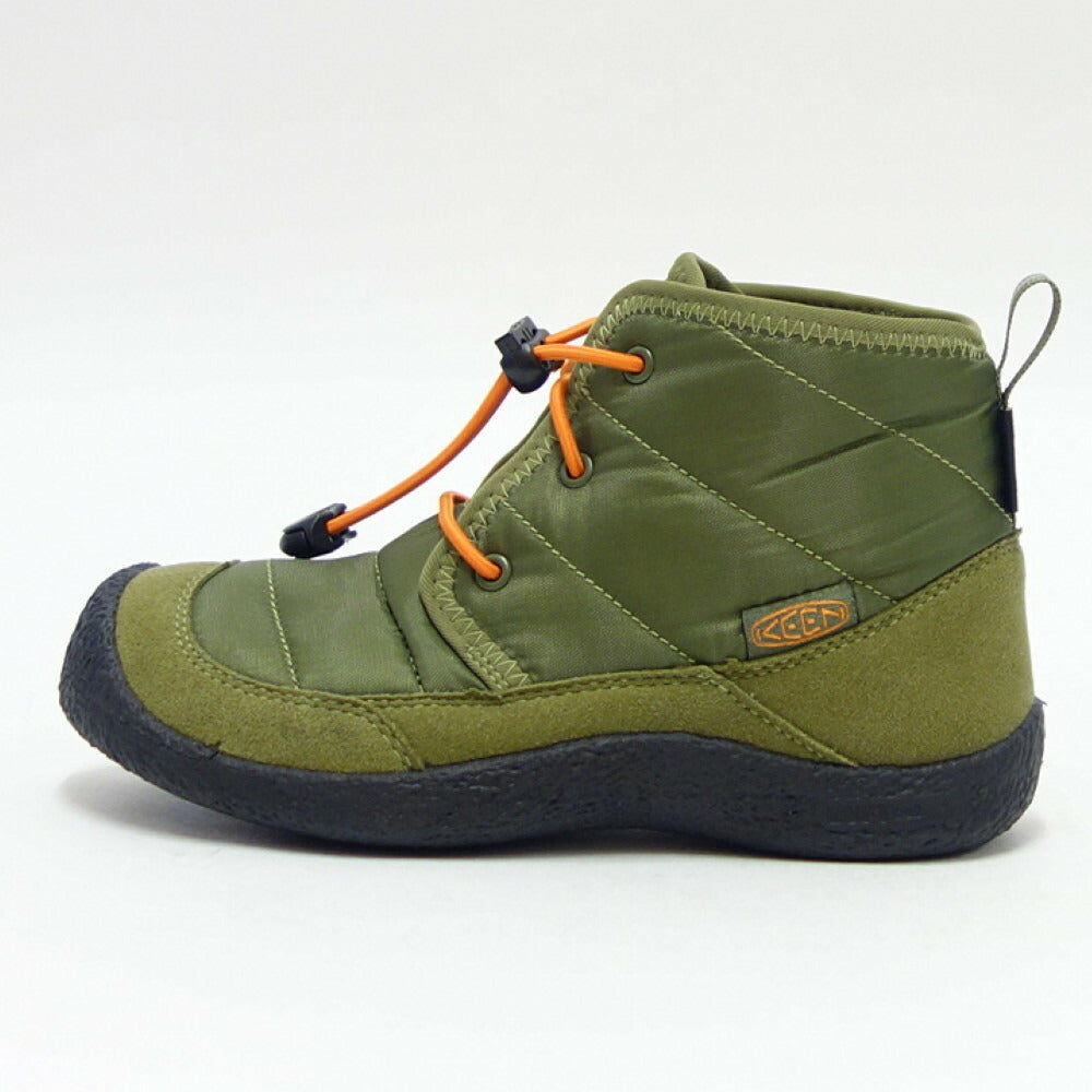 キーン KEEN  ハウザー ツー チャッカ ウォータープルーフ 1025514 Capulet Olive（キッズ）1025518 ショートブーツ 防水ウインターブーツ 「靴」