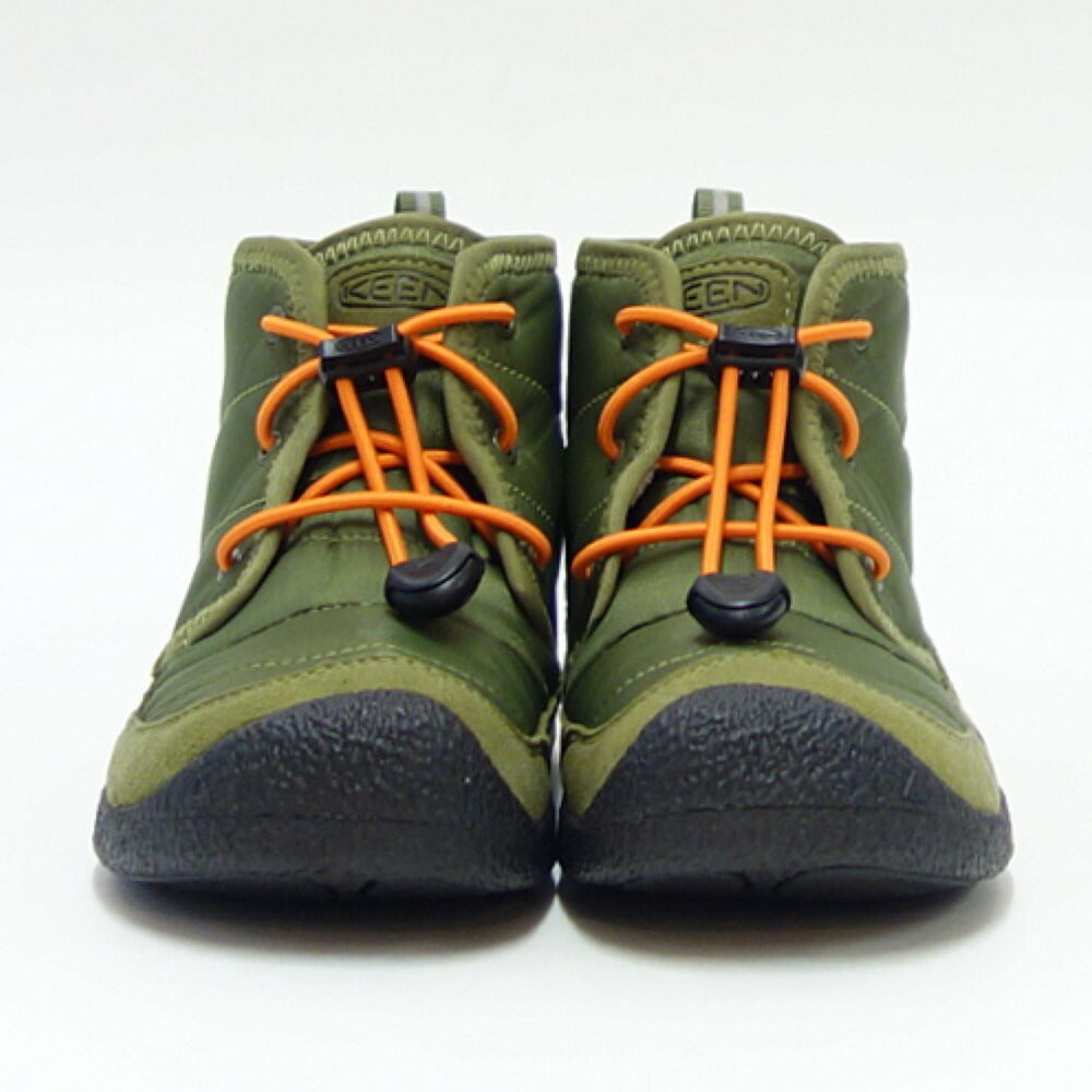 キーン KEEN  ハウザー ツー チャッカ ウォータープルーフ 1025514 Capulet Olive（キッズ）1025518 ショートブーツ 防水ウインターブーツ 「靴」