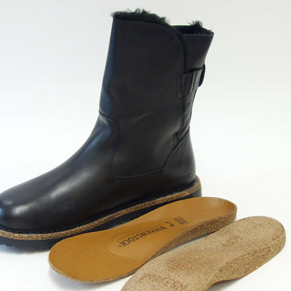 ビルケンシュトックBIRKENSTOCKUppsalaShearlingアップサラシアリング（レディース）1025568（ブラック）ハーフブーツ「靴」