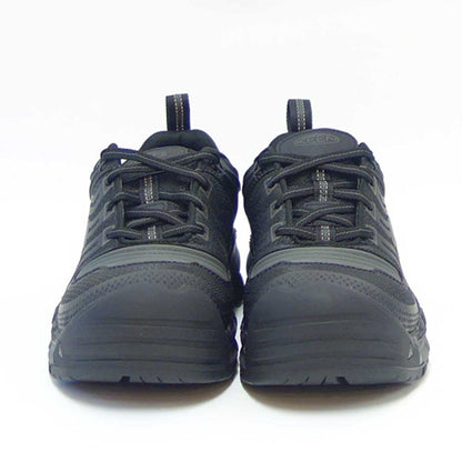 KEEN キーン カンザスシティ（カーボンファイバートゥ）  ワークシューズ 1025577（メンズ）カラー：Black / Gun Metal アウトドア ウォーキングシューズ ハイキングシューズ「靴」