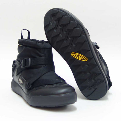 キーン KEEN  HOODZERRA WP フッドゼラ ウォータープルーフ 1025601 ブラック（レディース） 防水 ショートブーツ ウォーキング 「靴」